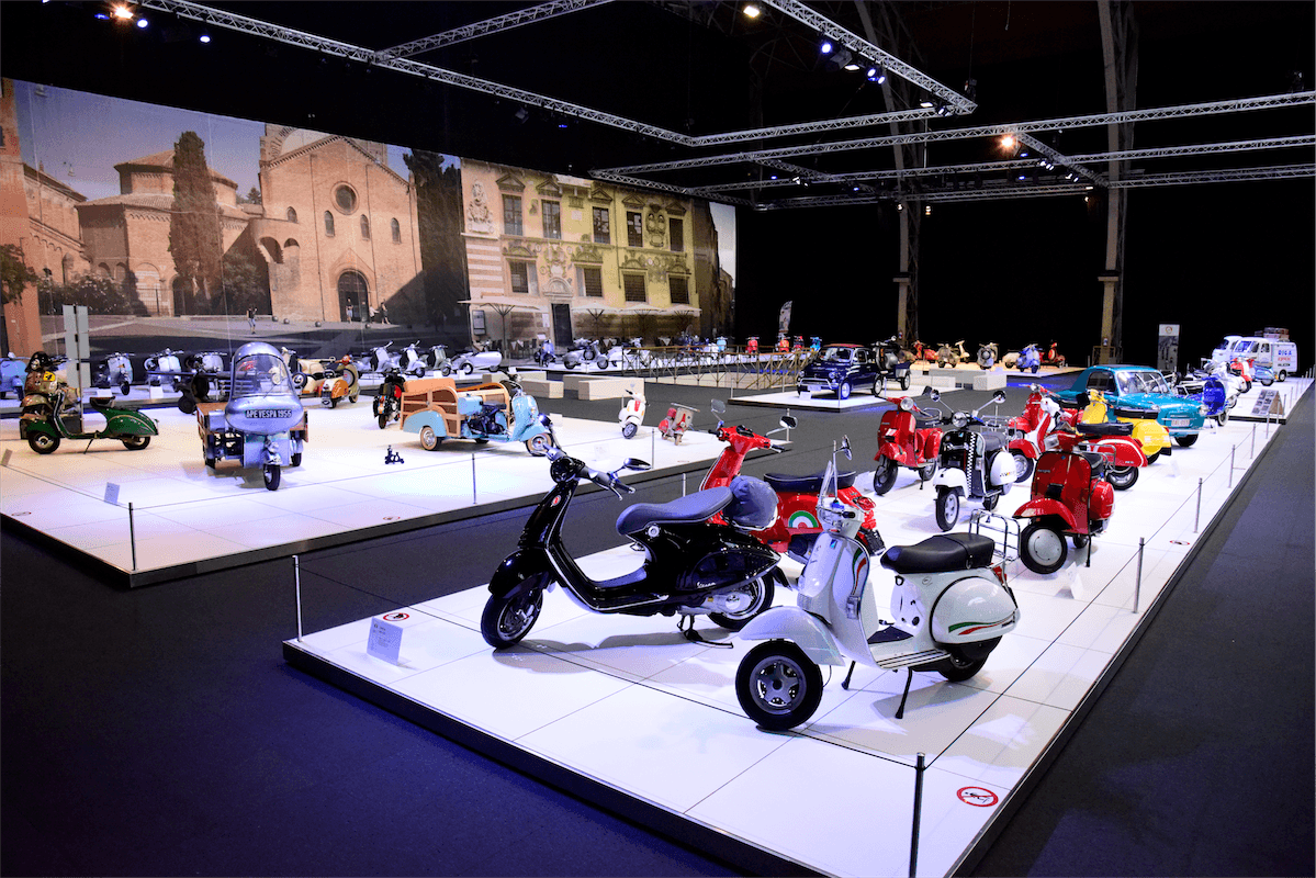 Fino al 15 agosto esposte a Bruxelles 75 Vespa tra le più rare