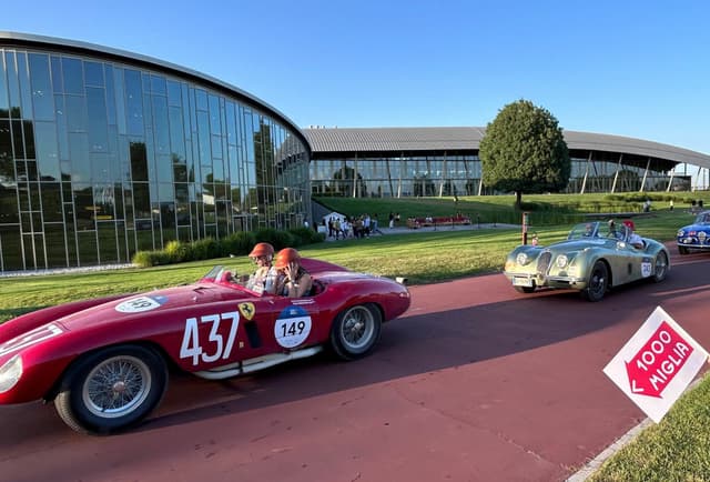 La mille miglia ha fatto tappa al Technogym Village